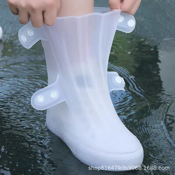 [One Piece Dropshipping] Capas de Sapato de Chuva Impermeáveis Botas de Chuva de Silicone Antiderrapantes Espessadas Res