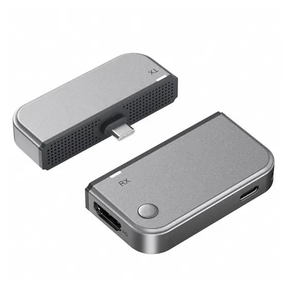 Projetor de tela sem fio TYPE-C HDMI de alta definição para conexão de computador à TV, projetor para exibição ponto a p