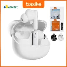 Basike Fone de Ouvido  ANC,ENC Sem Fio Bluetooth 6.0 TWS, IPX6, Modo Gamer Baixa Latência