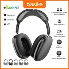 Basike Bluetooth Music Fone De Ouvido Estéreo Sem Fio Com Microfone HiFi max
