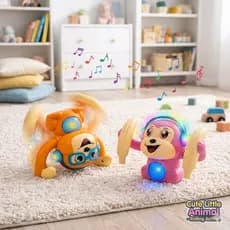 Brinquedo Infantil Animal Com Movimento e Ativação Por Toque Som