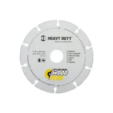 Disco Para Madeira em Tungstenio Profissional 110X20 - Heavy Duty