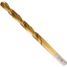 JOGO 10 BROCA AÇO RÁPIDO M2 TITÂNIO DIN338 2,5 MM - HEAVY DUTY