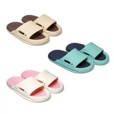 Kit 3 Pares Sandália Infantil Slide – Macia, Flexível e Antiderrapante | Micro Expandido