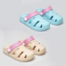 Kit 2 Pares Sandália Infantil Papete Microexpandido Confortável Escola Criança Masculino Feminino