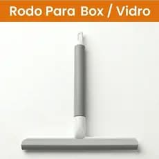 Rodo Box Banheiro Vidro Rodinho Silicone Limpa Janelas Espelhos E Pia Multiuso Premium Não Risca