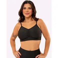 Kit Com 3 Top Fitness Reforçado Premium Universo Fitness 👑