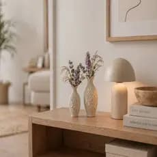 Par de Vasos Decorativos para Sala, Decoração Moderna  para Casa, Design Exclusivo