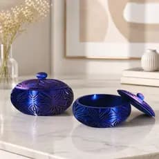 Porta Objetos Multifuncional com tampa, Organizador de Mesa Decorativo