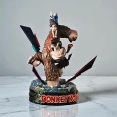 Action Figure  Donkey Kong 3D , Feito em resina 32 CM