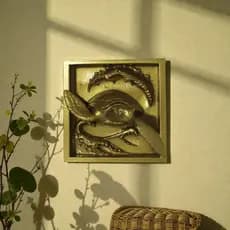 Quadro Decorativo de animais 3D  • Escultura Moderna • Uso Versátil  Mesa, Parede, Estante, Nicho • 15x15x10 cm