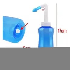 Irrigador Nasal Garrafa 300Ml Lavar Nariz Rinite Sinusite