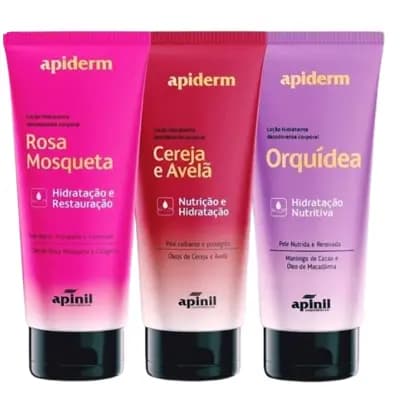 Kit c/3un Hidratantes Cereja/Orquidea/Rosa 190g - Apinil