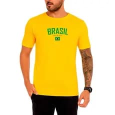 Camiseta Brasil Torcida Seleção RUMO ao HEXA Copa 2026 Alta Qualidade Envio Imediato Mood Vest