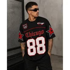 Camiseta Chicago 88 Basquete Estilo NBA Streetwear by Mood Vest