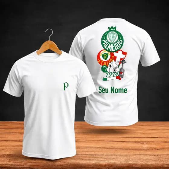Camiseta Personalizada Com Seu Nome Camisa Palmeiras Porco Torcedor Time Verdão Futebol Envio Imediato by Mood Vest