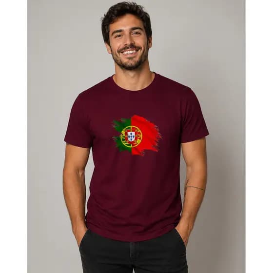 Camisa Camiseta Portugal CR7 Seleção Envio Imediato by Mood Vest