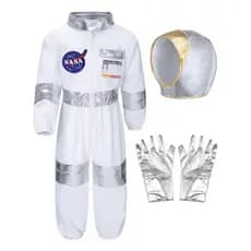Fantasia Astronauta Menino Com Chapéu E Luvas