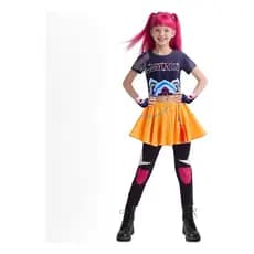 Anime Kpop Demon Hunter Cosplay Teatro Colorindo O Halloween