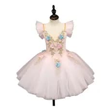 Vestido De Ballet Girls Fantasia Para Apresentação