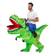 Fantasia Inflável Dinossauro Infantil Festa Cosplay