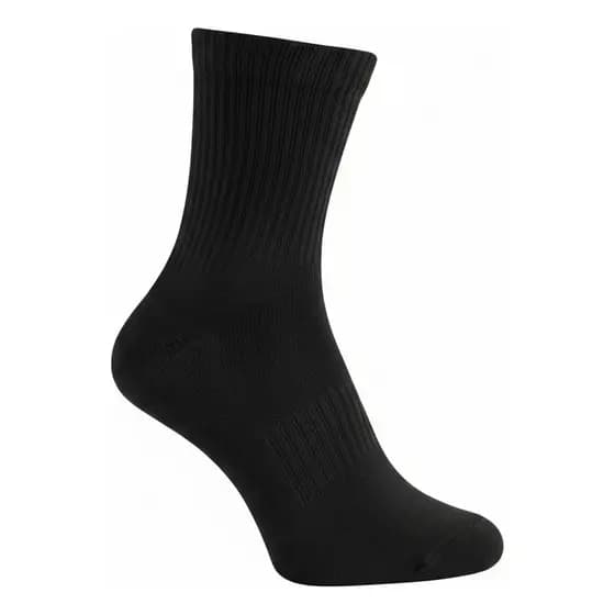 Kit 5 Meias Poliamida Esportivas Corrida Flash Meias Pretas