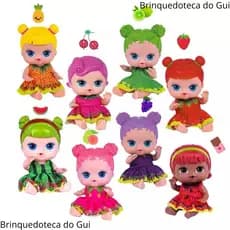 Bonecas coleção frutinhas cotiplas com cheiro brinquedo para menina promoção