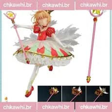 ESPOIR Cardcaptor Sakura Varinha Mágica , Suprimentos De Cosplay Multicoloridos De Desenho Animado , Brinquedo Criativo