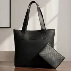 Bolsa Feminina de Ombro Matelassê + Necessaire Brinde Alça Resistente