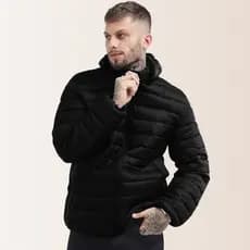 Jaqueta Bobojaco Puffer Casaco Poliamida Nylon Inverno Frio Masculina Forrado Bolso