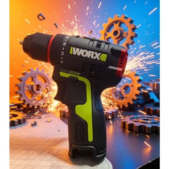 WORX WU130X 12V Chave De Fenda Elétrica Sem Fio Broca Motor Escova 40Nm Para Metalurgia Doméstica.