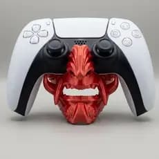 Suporte para Controle PS5 DualSense Ghost of Yotei , Ghost of Tsushima , Máscara , Playstation