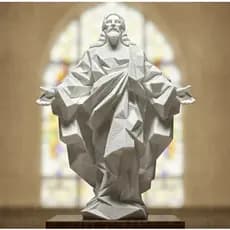 Senhor Jesus Cristo em Escultura Decorativa Estátua para Sala Igreja Altar Capela Oração Quarto Religioso
