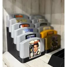 Suporte Organizador Nintendo 64 - Cartuchos - N64 - Retrogamer - Games - Gamer - 6 FITAS - Nintendo - Videogame
