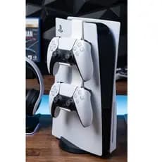 Suporte Controle PS5 Lateral / Dualsense 5 / Organizador PS5 / Diversas Cores  Console
