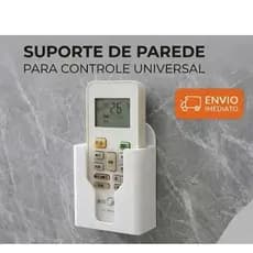 Suporte Controle Remoto de Parede Universal Fixação Fácil Deisgn Moderno TV Ar Condicionado Ventilador Televisão