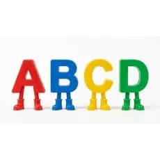 Letras Alfabeto Decoração Escolar Criativo 8cm Várias Cores Infantil Bebê Criança