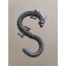Esqueleto Dragão 30CM Articulado Flexivel Decoração Colecionável Gamer