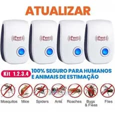 Repelente Ultrassônico Eletrônico Bivolt Anti Mosquitos Baratas Ratos Morcegos Fly Sparrow