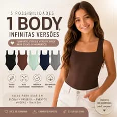 Body Infantil Feminino Básico Liso Confortável Regata Várias Cores para Menina