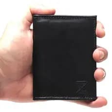 Carteira Masculina Pequena Couro Legitimo Porta Cartões Porta cnh rg Para Brinde
