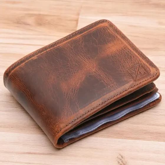 Carteira Masculina Grande Couro Porta Documentos Porta Cheque CNH RG