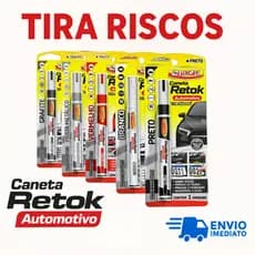 Caneta Reparadora Tira Risco Luxcar (Carro Motos Eletrodomésticos) Diversas Cores