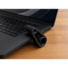Suporte Ergo Universal para Notebook 3D Preto | Compacto Resistente e Moderno | Acessório para Setup Gamer e Home Office