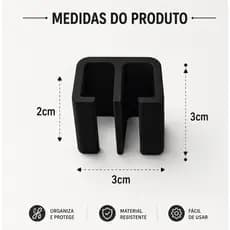 Kit 5 uni Organizador de Cabos Clip Prendedor Fio Mesa Suporte para Cabos USB HDMI Carregador Gestão de Cabos Minimalist