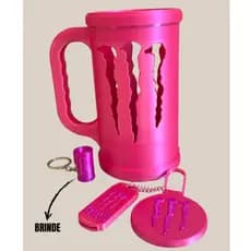 Porta Lata Monster 473ml Colecionável + Brinde Estilo Autenticidade