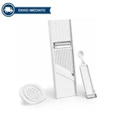 Cortador Fatiador Ralador 4 em 1 Multiuso Keita Para Legumes, Frutas, Batata, Cenoura e Queijo
