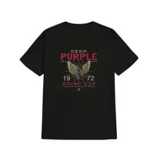Camiseta Masculina Deep Purple Highway Star 1972 Retrô Rock Confortável Moderna Estilosa Shows Casual