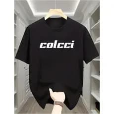 Camiseta Masculina Letras Clássica Versátil Confortável Moderna Estilosa Todas Estações