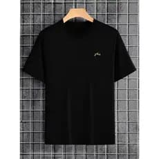 Camiseta Masculina Plus Size Rusty Padrão Confortável Moderna Estilosa Verão Casual